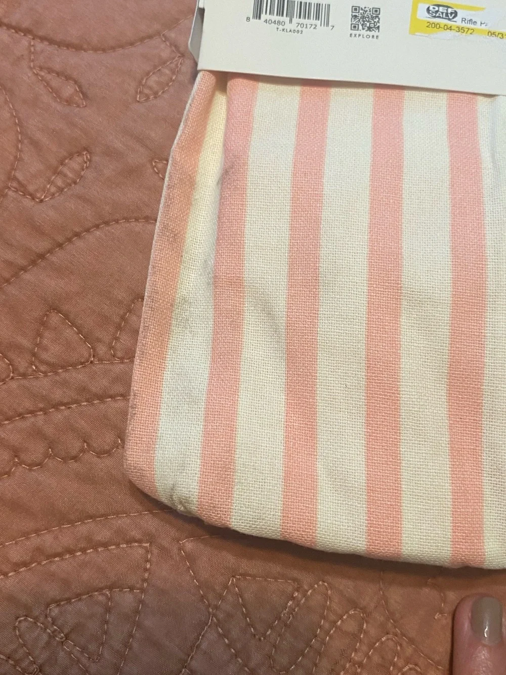 Rifle paper Co. rose striped apron
